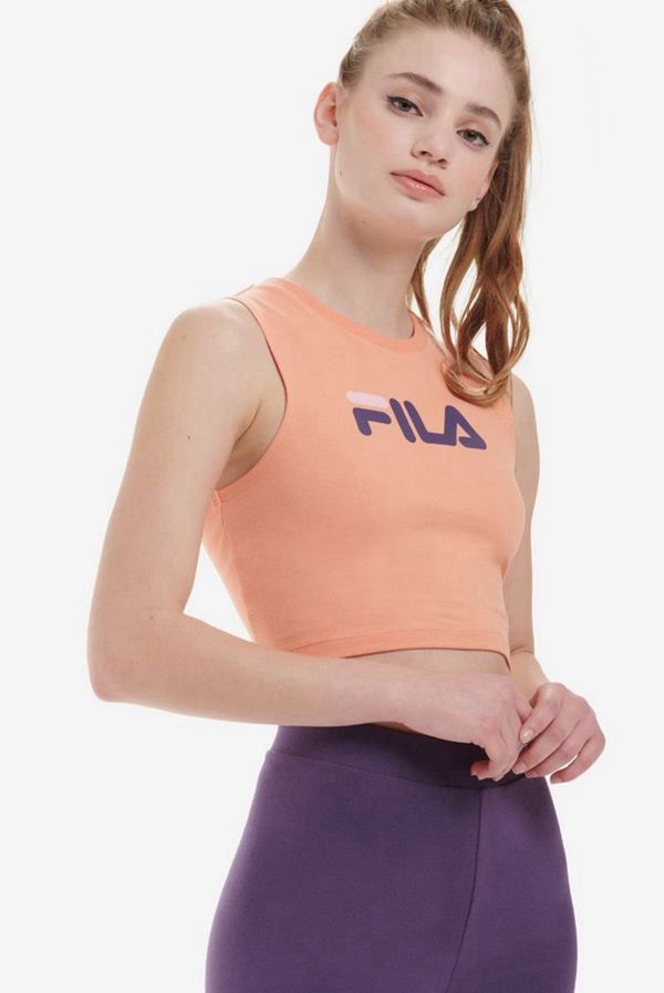 Fila Topy Damske Nachový / Ruzove - Inez Crop Vypredaj - Slovakia 83925-OAET